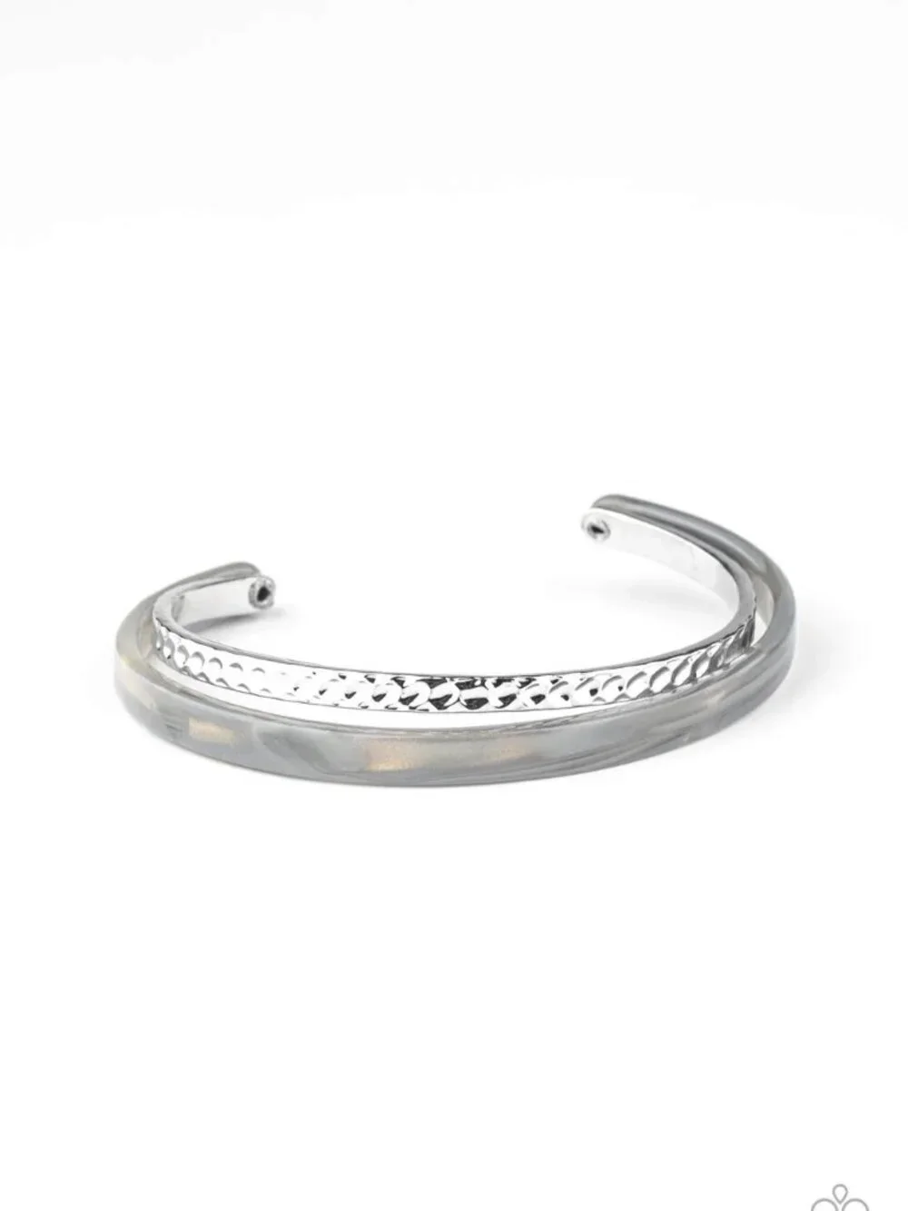 Paparazzi Jewelry Accessories - HAUTE On The Trail - Silver Bracelet - Vintage